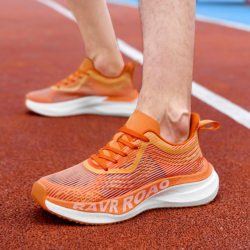 Carbon Plate Marathon Shoes Men Casual Sneakers AirCushion Sports Running Shoes Light Comfortable Athletic Gym Sneakers Footwear