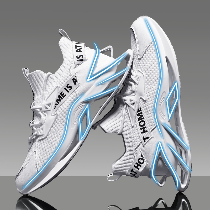 All-match Blade Men New Running Breathable Sneakers Jogging Fashion Antiskid Damping walking Sports Shoes Male Footwear 8 da9a