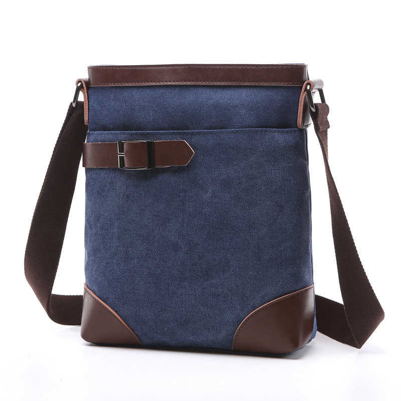 fashionable single shoulder crossbody bag versatile casual street style square solid color canvas single bag 240915