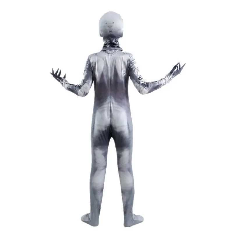 Cartoon printing Venom skeleton jumpsuit Halloween horror Grim Reaper childrens costume adult role-playing mask costume W240914