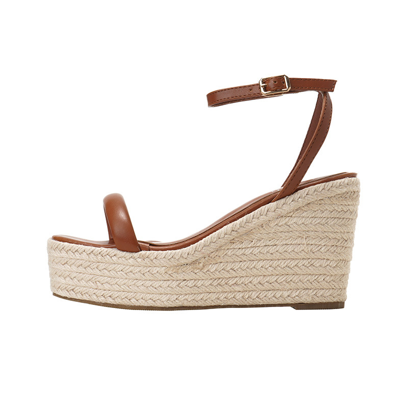 Ladies Sandals Summer Women's Shoes Wedge Heel Sandals Bunch Casual Sandals Ladies Sandals for Women Platform Sandals High Heels