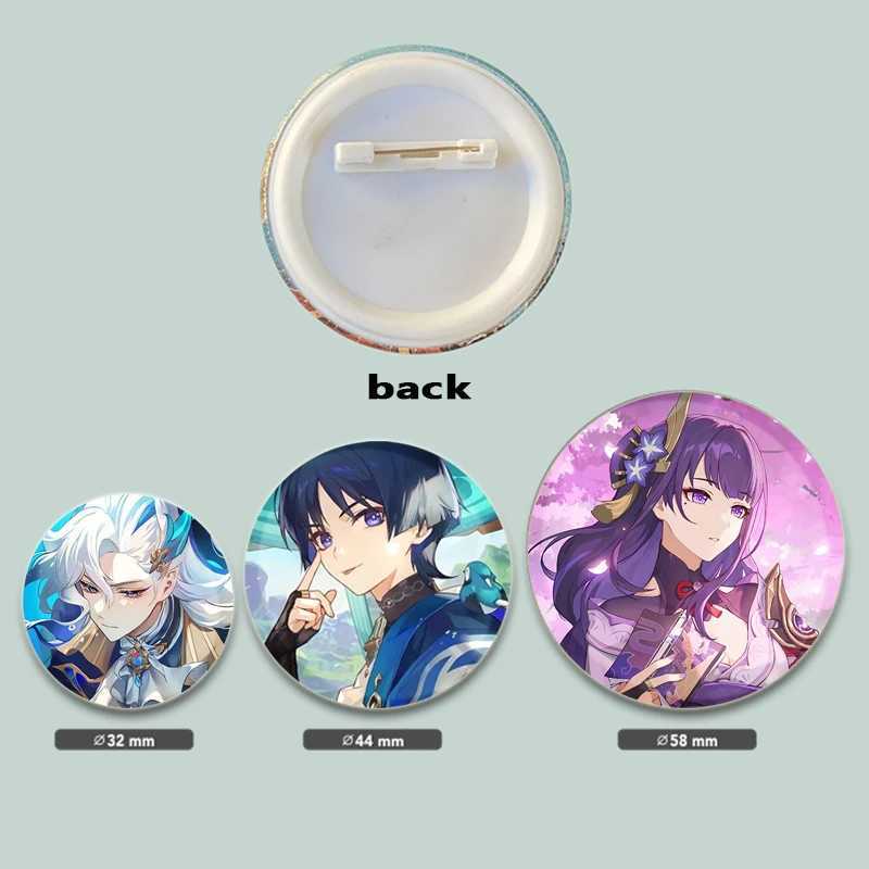 Genshin Impact Pin Handmade Brooch for Clothes Cartoon Cosplay Badge Backpack Decoration Jewelry GiftX240914