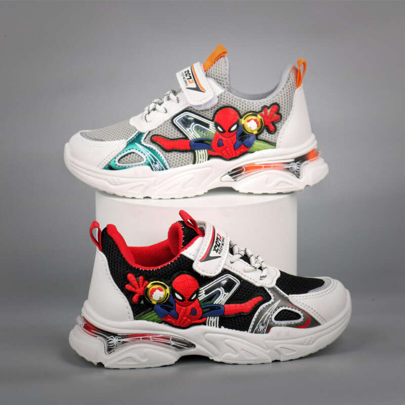 Boys' Sports Cartoon School Children's Mesh Breathable Running White Fashion Cool Shoes Sneaker Size 21-38