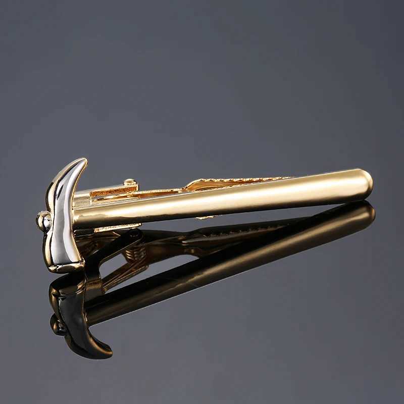High quality mens and womens tie clip hammer design metal tie accessories business jewelry giftsX240914