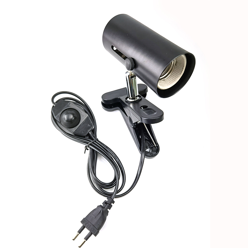 Reptile UVA/UVB bulb, temperature adjustment kit lamp holder heating kit for animal heat preservation tools D2