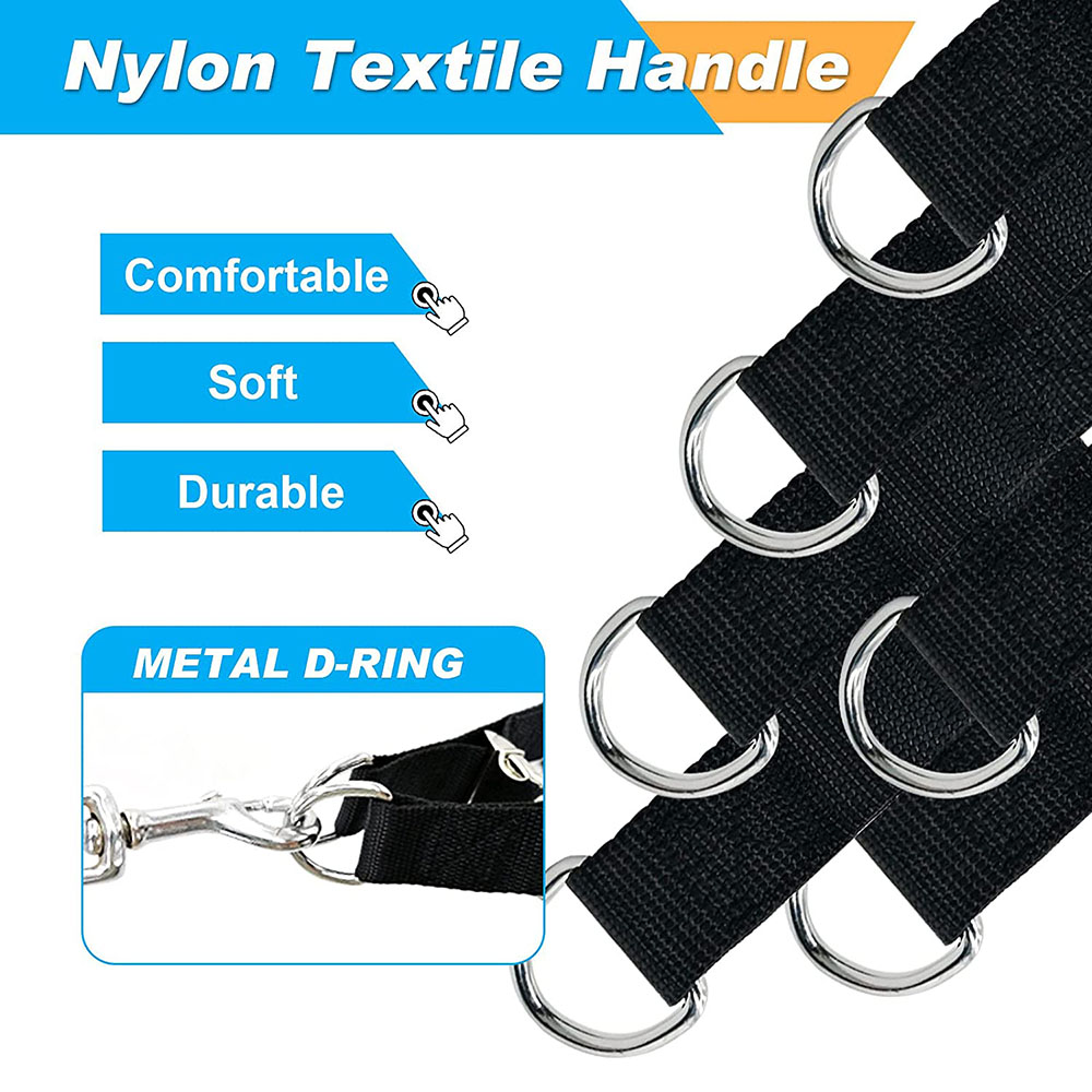 Dog Training Collar Prong Collar with Quick Release Buckle & Nylon Cover Pet Dog Spike Pinch Collar for Small Medium Large Dogs