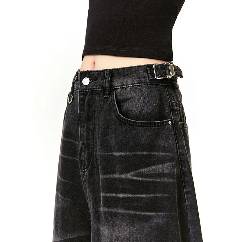 MADE EXTREME Retro Denim Cropped Jorts Heavy Summer Casual Shorts for Men Y2k Jeans 240909