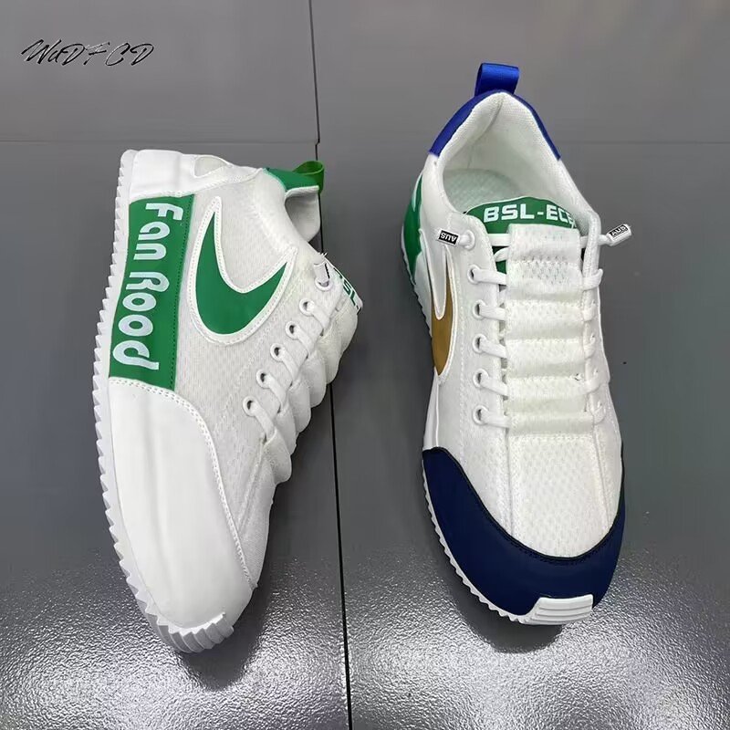 Men Sneaker Chunky Cover Bottom Board Shoe Fashion Casual Microfiber Leather Fabric Breathable Increased Internal Platform Shoes d60d s 6e34 1b6c eba2