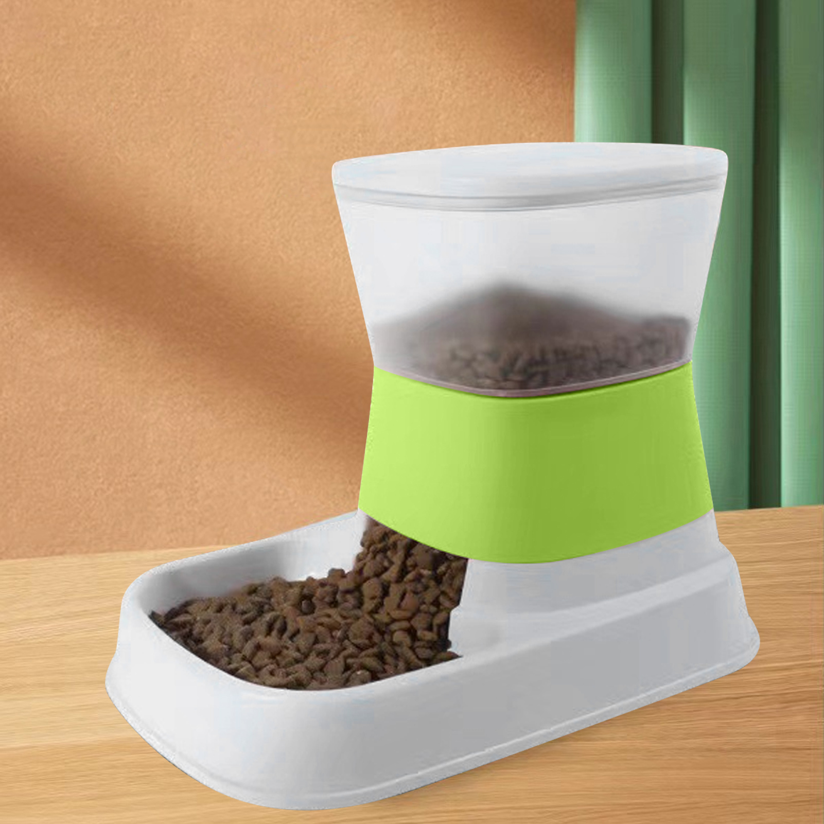 Automatic Pet Feeder, Large Capacity, Detachable, Stable, Gravity, Cat Food Dispenser for Dogs