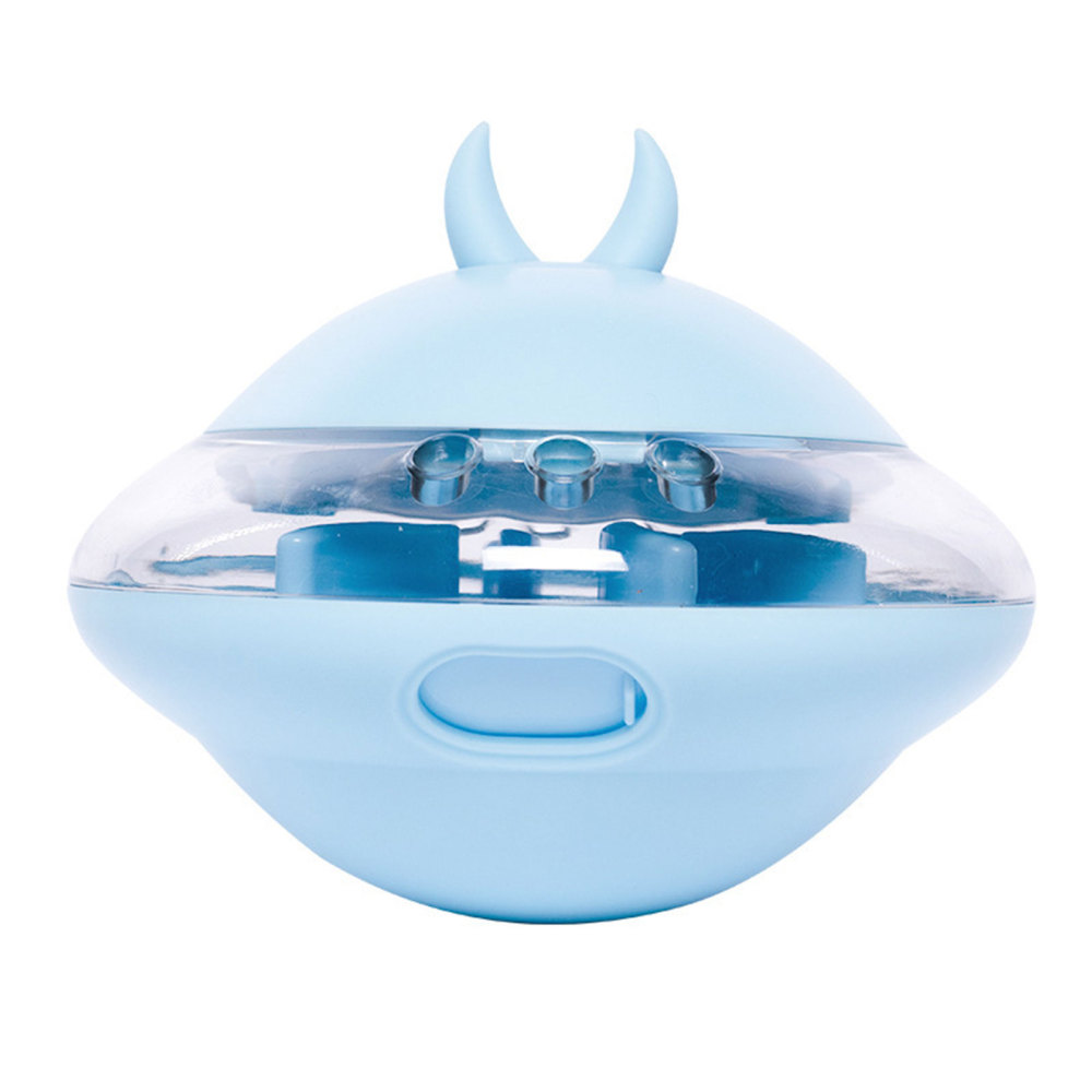 Tumbler Dog Food Treat Dispenser Toy Green Pet Slow Feeding Ball Plastic Blue For Cat Puzzle Toys Pink Rubber