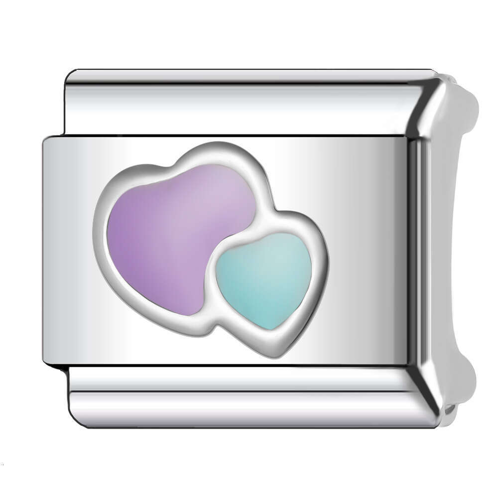 New Women's Gift arrow heart Bead Italian Charms Links Bangle Beads Fit 9mm Stainless Steel Bracelet Making DIY For Women Accessories Fashion Jew