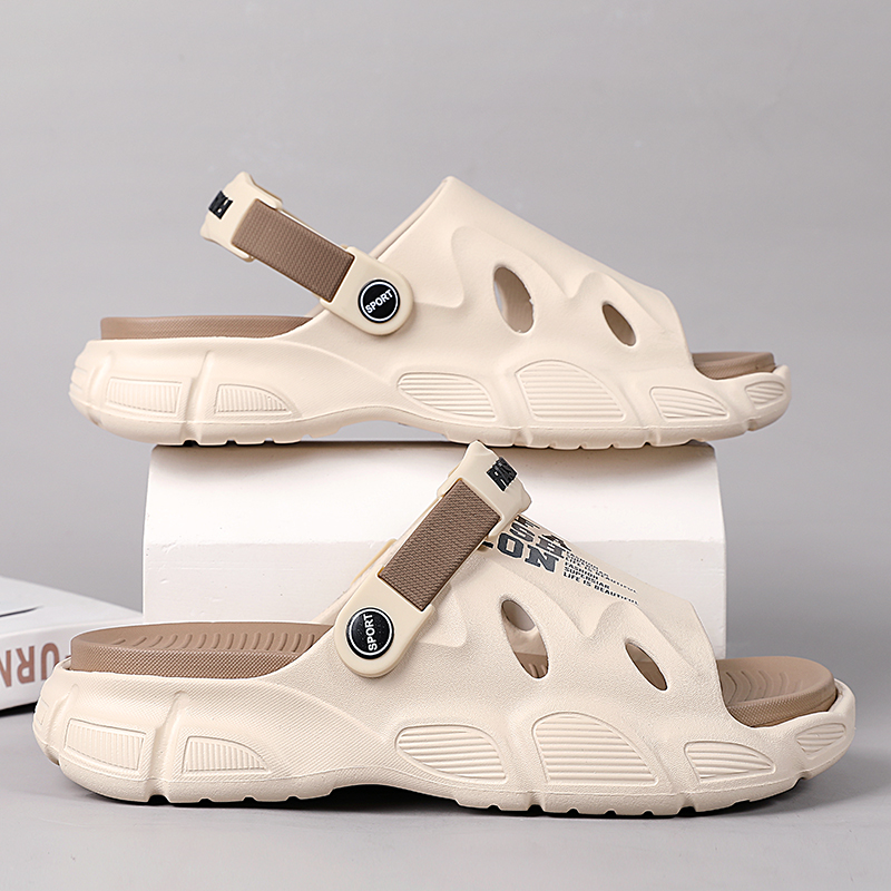 Men's Outdoor Sandals Slippers Beach Comfortable Slides Soft Clogs Men Casual Shoes Garden Shoes Men Beach Sandals Big Size 47