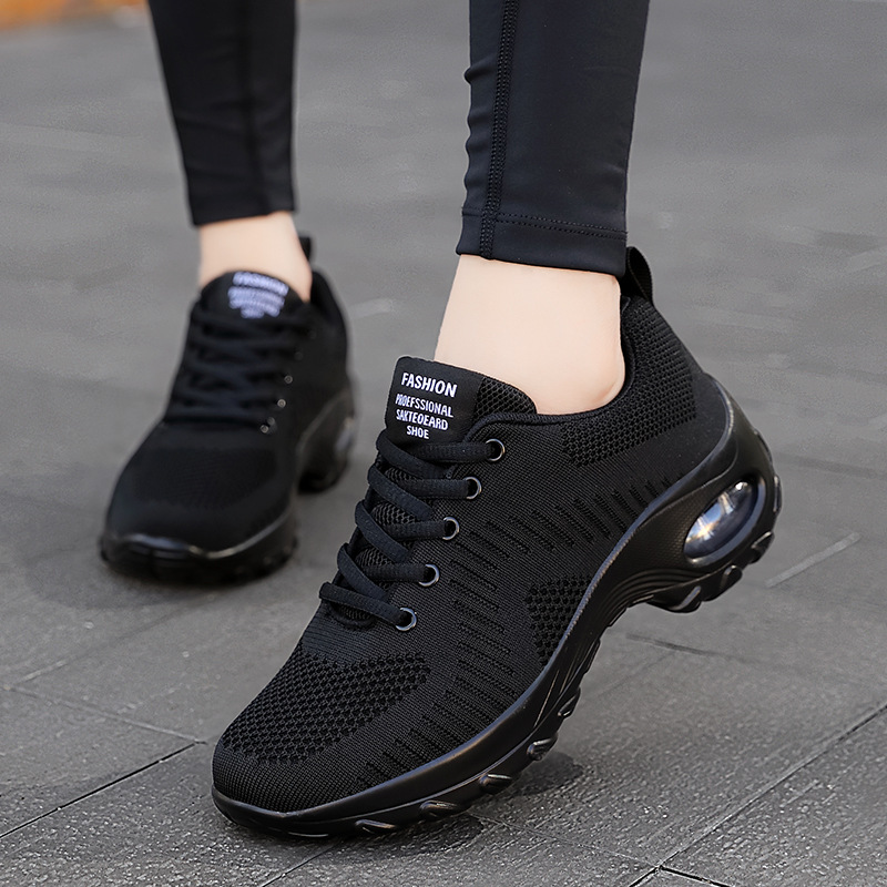 Mesh Women Running shoes Ladies Walking Dancing Sport Shoes Outdoor Air Cushion Breathable Footwear Lace up Sneakers 8181