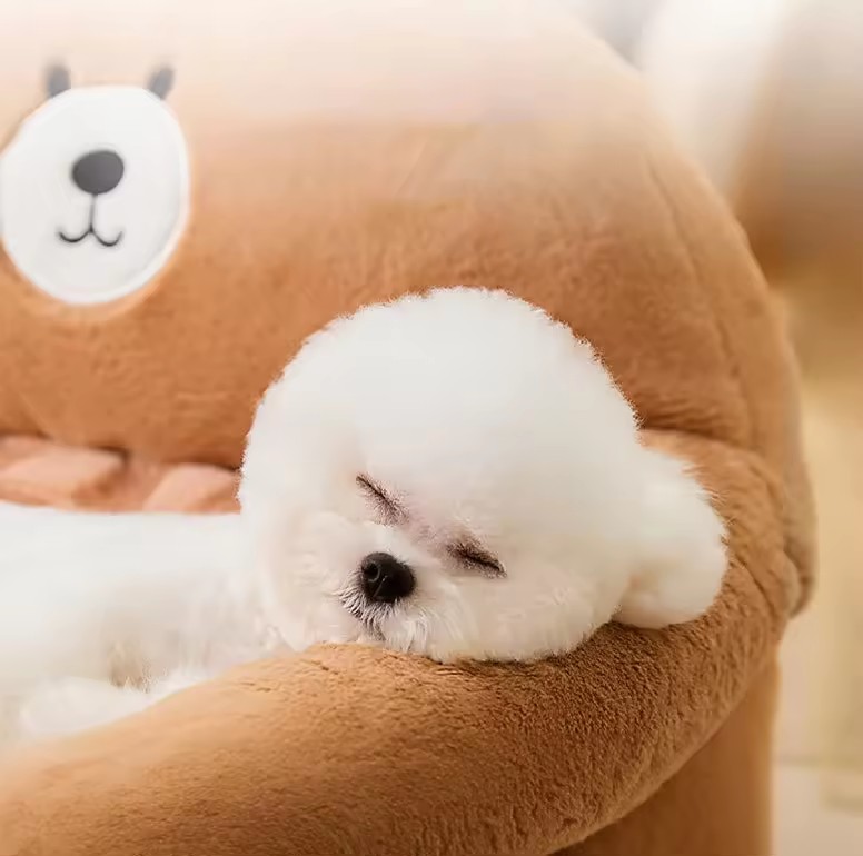 Fleece Pet Bed For Dogs Sofa Cushion Accessories Nest House Home Small Puppy Animal Kennel Car Seat Cartoon Chihuahua Pugs