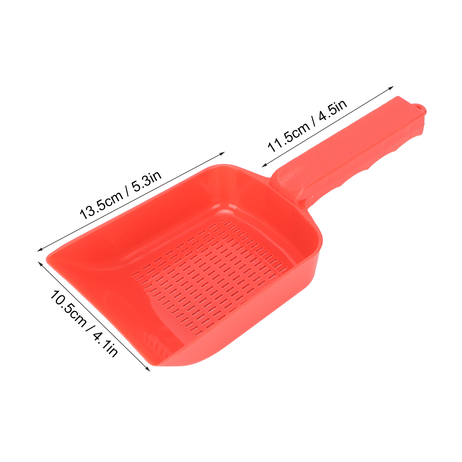 Gravel Sand Shovel Aquarium Sand Scooper Fish Tank Cleaning Tool Red For Home Garden Pool