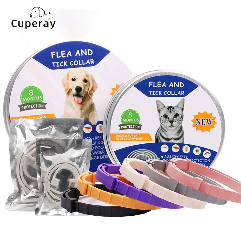 Flea and Tick Collar for Cats Puppies with Comfort Technology,Soft Flexible Flea Tick Prevention Protection Antiparasitic Collar
