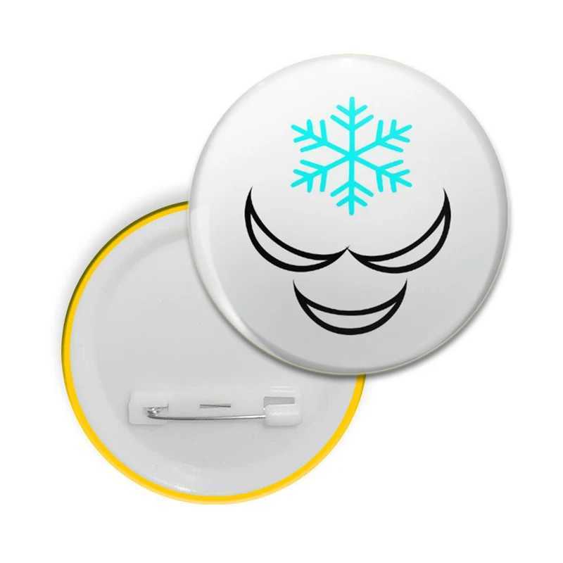 Face Winning Smile Cute Funny Creative Brooch Figures Pins Round Button Pin Backpack Clothes Decoration Fashion Jewelry GiftsX240914