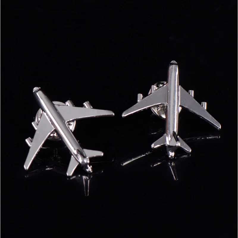Metal Airplane Brooch Diy Fashion Pin Alloy Badge Vintage Pin Buckle Badge Buckle Jewelry AccessoriesX240914