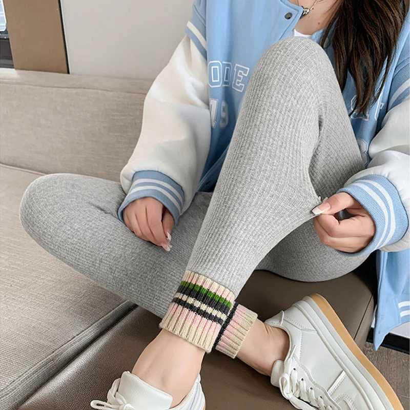 Thermal Leggings Woman Pants High Waist 2023 Winter Sexy Slimming Warm Fleece Lined Tights Casual Super Elasticity Ladies LegginX240914