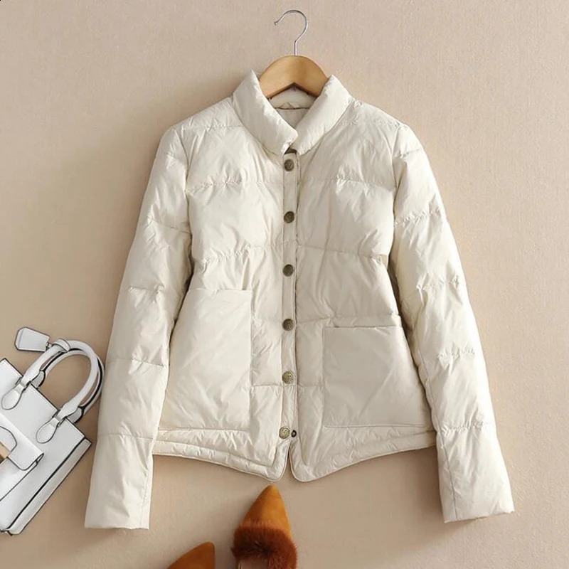 SEDUTMO Winter Duck Down Jacket Womens Ultra Light Ultra Thin Jacket Autumn Casual Ultra Thin Inflatable Jacket Parkas ED1103 240913