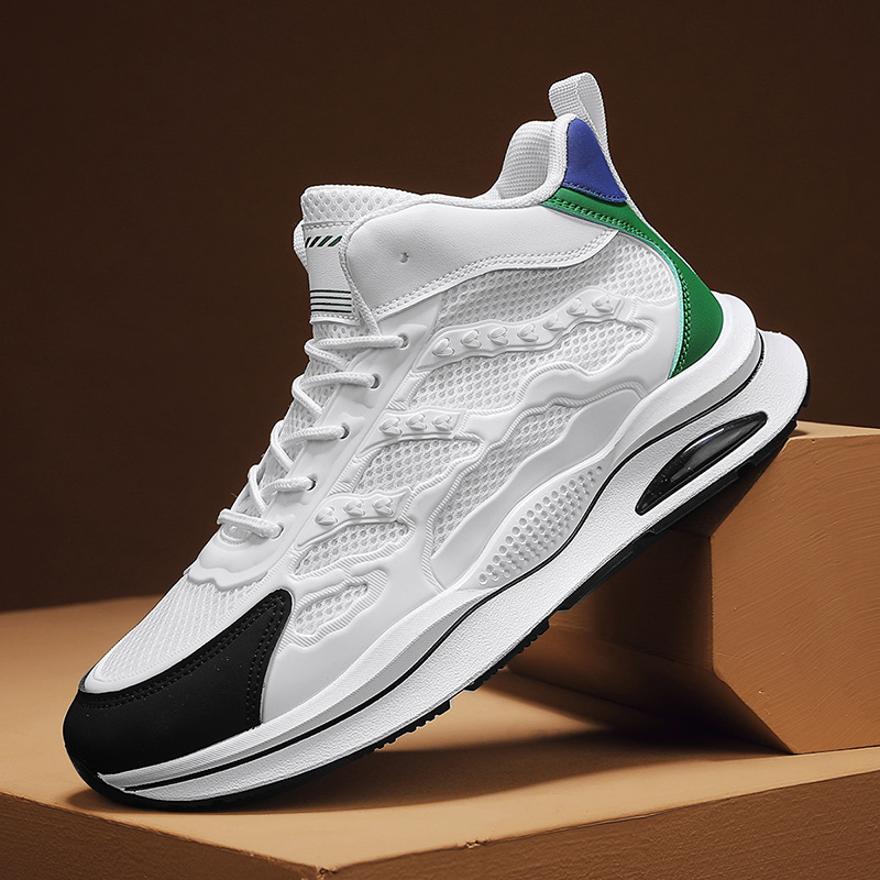 New 2024 for Men Sneaker Summer Breathable Mesh Casual Sport Shoes Comfortable High Tops Trainers 2d55 Comtable