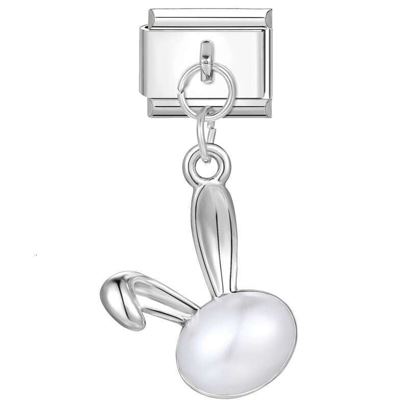 New Women's Gift heart star Pendant Italian Charms Links Bangle Beads Fit 9mm Stainless Steel Bracelet Making DIY For Women Fashion Jewelry