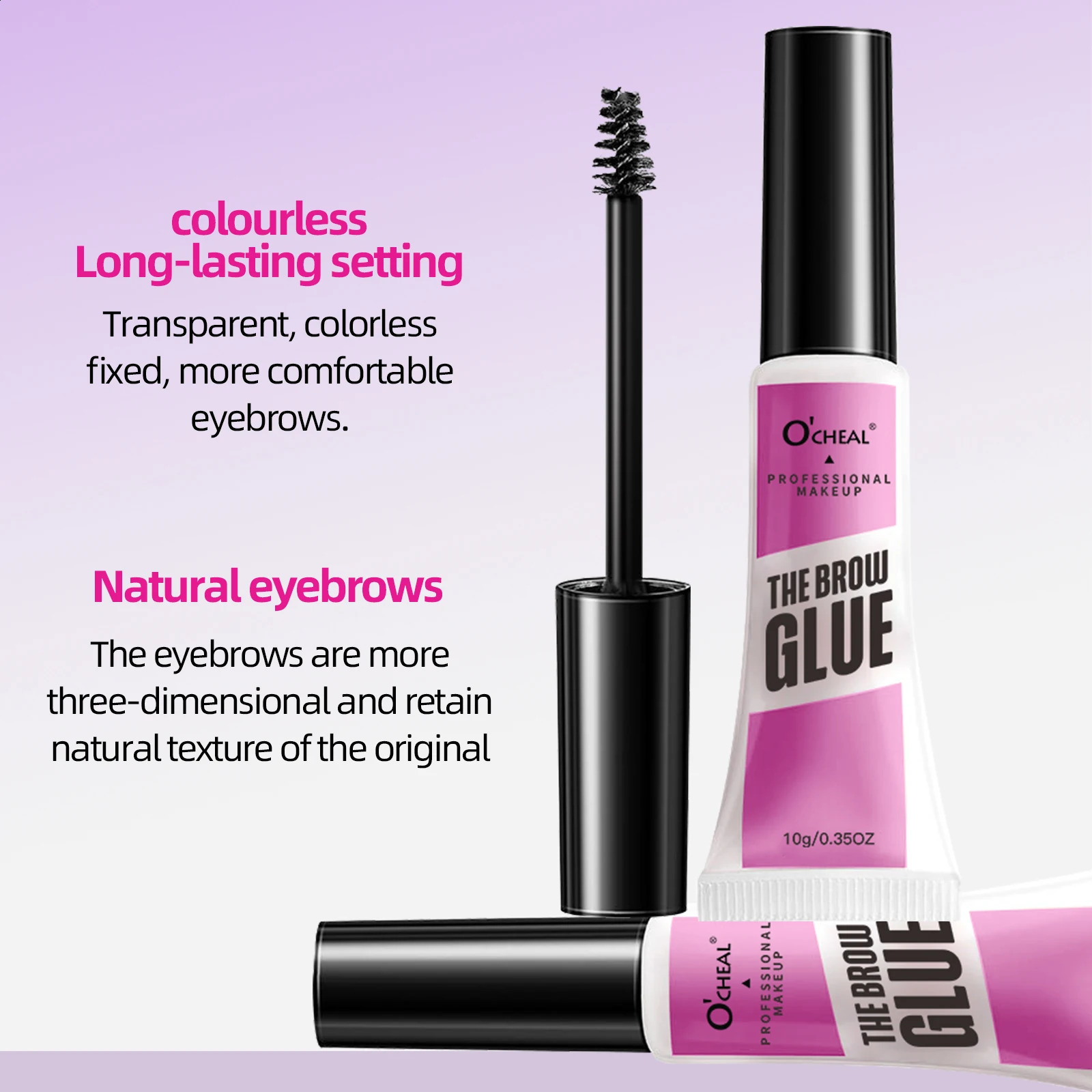 3D Eyebrow Natural Styling Gel Waterproof Transparent Quick Dry Eyebrow Wax Brow Lifting Long-lasting Eyebrow Enhancers Makeup 240914