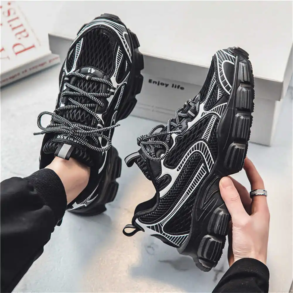 Round Tip Breathable Mens Sneakers Size 48 Vulcanize Sport Red Sport Shoes Best Fashionable Scarp Special Offers Flatas