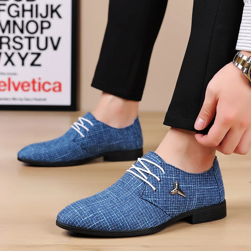Men Casual Shoes Canvas Shoes Lace up Moccasins Men Flats Oxford Fashion Brand Male Big Size 48