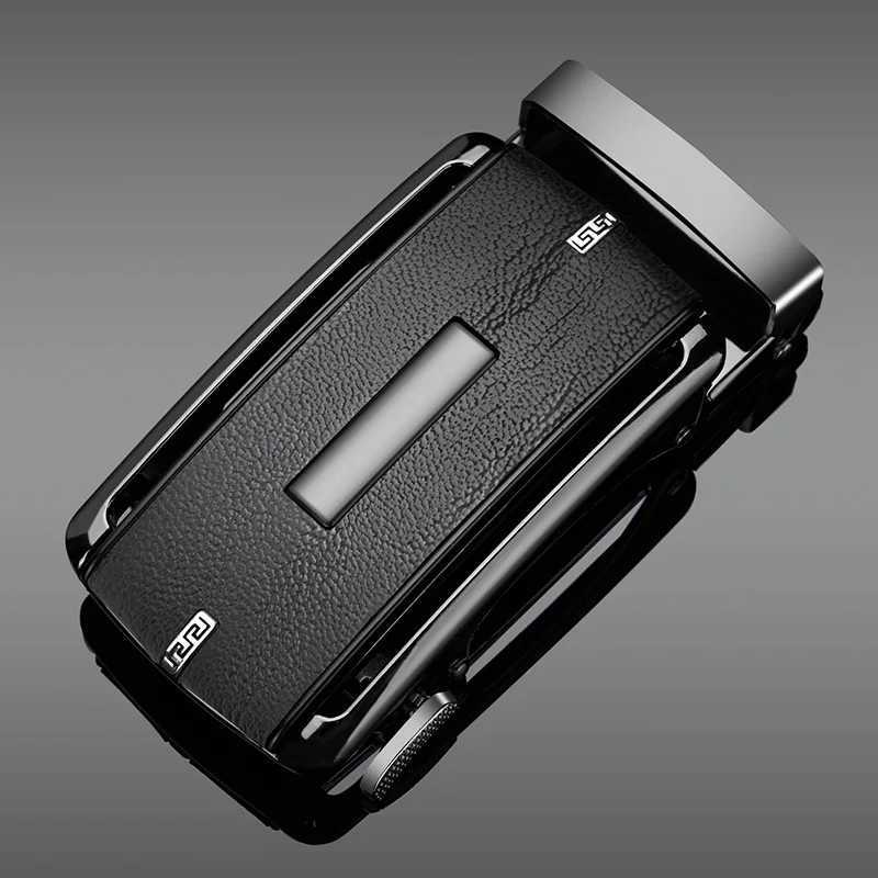 High quality ratchet belt buckle men DIY leather belt accessories 3.3-3.5cm width alloy automatic belt buckleX240914