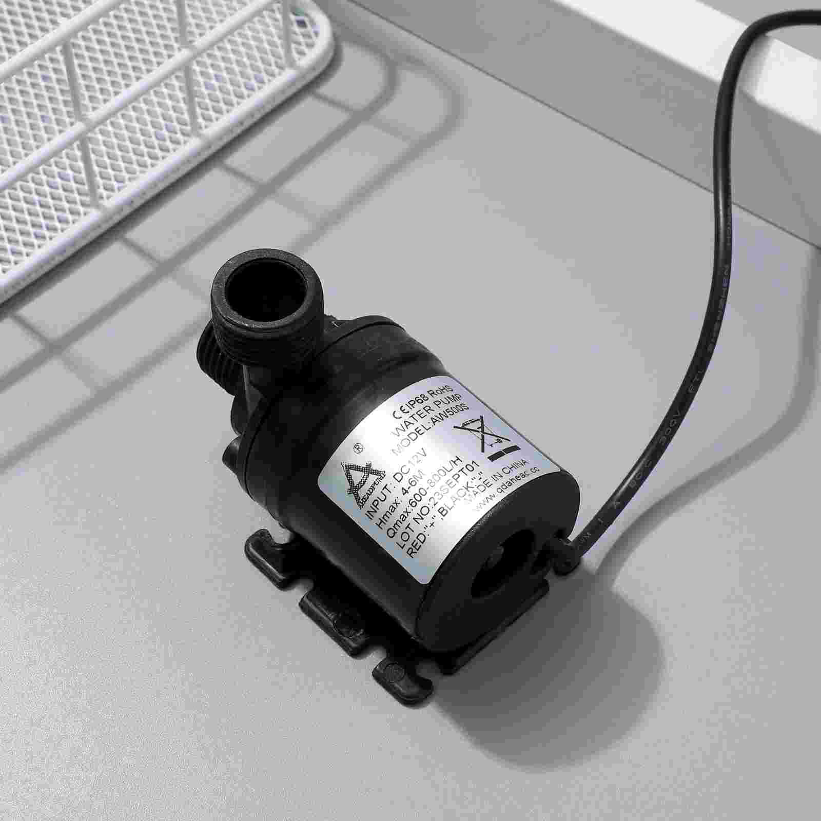 DC 12V Brushless Submersible Water Pump 800L/H 5M for Fountain Pool Solar Circulation System Water Circulation System