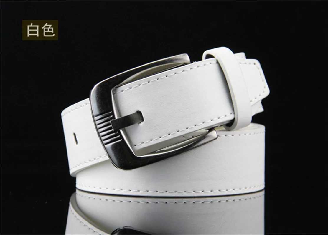 Alloy Pin Buckle Mens Belt Casual Jeans Belt Male All-match PU Leather Campus Student Designer Waistband WholesaleX240914
