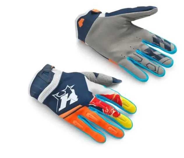 Tri-color rubber riding outdoor protective mountain bike off-road motorcycle gloves Y240914