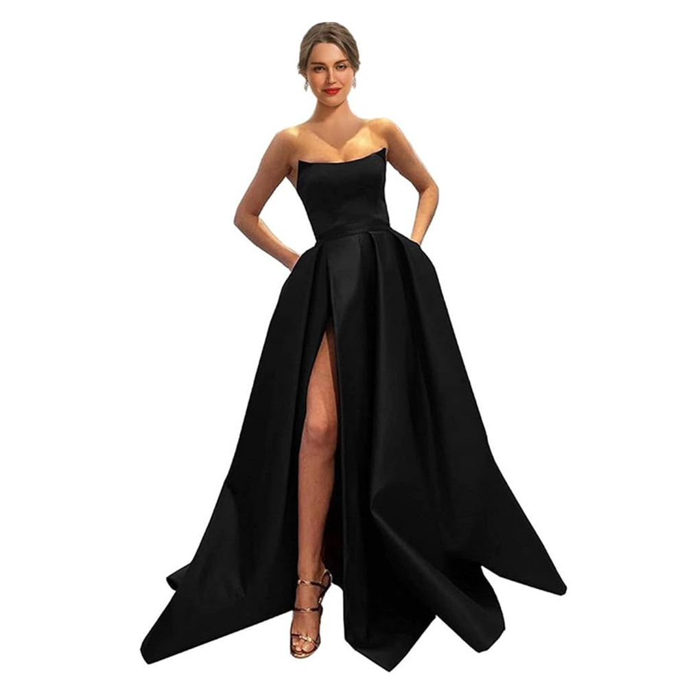 Princess A-Line Off Shoulder Prom Dresses Tulle Pink Evening Gowns Floor Length Elegant Formal Party Gown for Women 01