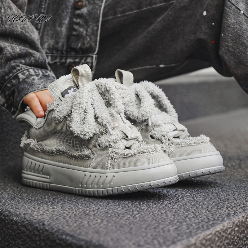 Chunky Sneakers Mens Womens Designer Board Shoes Fashion Casual Leather Canvas Breathable Height Increased Flat Platform Shoes