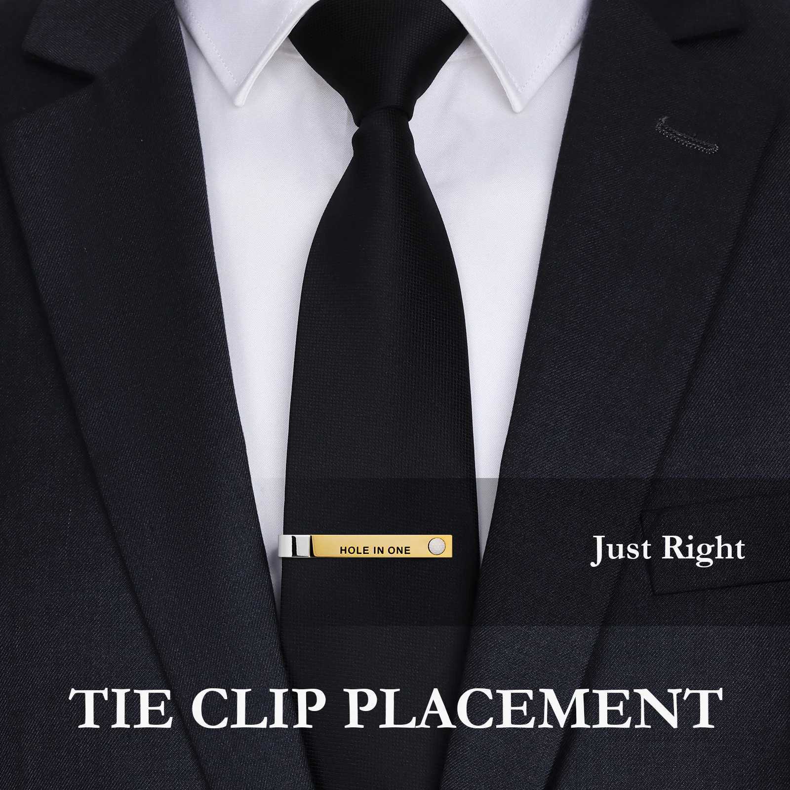 HAWSON Golf Tie Clips for men Mens Fashionable Neckties Accessories Mens Sports Collection Tie Clips GiftsX240914