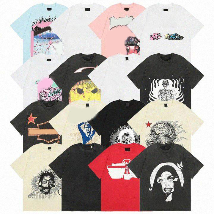 Starshirts Helles -Start Mens T shirt designer summer short sleeve tshirts womens Graffiti Tee Print Loose High Street Shorts
