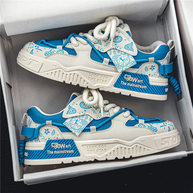 Mens INS Running Breathable Skateboard Shoes Chunky Comfortable Casual Sneakers Men Tenis Mascuo Footwear Male 3d64