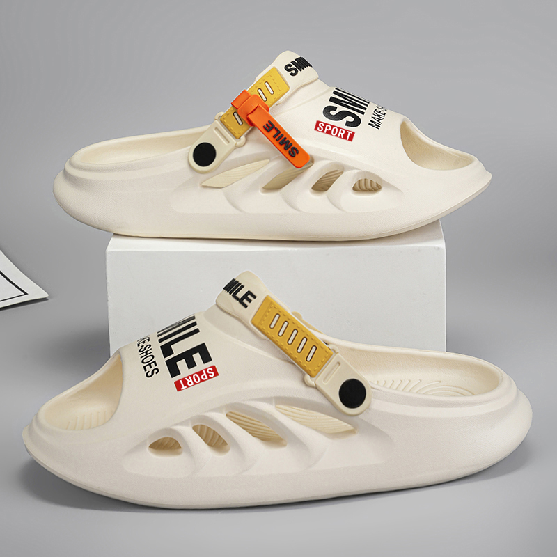 Fashion Men's Slippers Beach Outdoor Sandals Comfortable Soft Sole Clogs Men Casual Shoes Garden Water Shoes Men Home Slippers