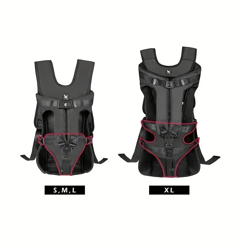 TAILUP Pet Carrier Backpack for Dogs Cat Thickened Sponge Pet Front Dog Carrier Backpacks Portable Puppy Transportation Dog Bag