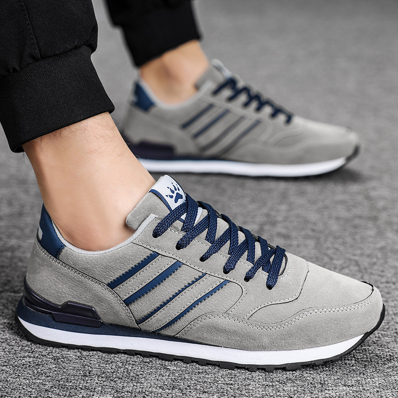 Men's Quality Running Shoes Comfortable Breathable Lace-up Sneakers Summer Fashion Style Mesh Wholesale