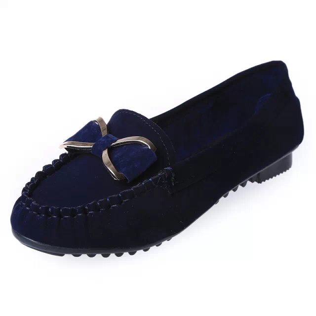 Women's Flat Fashion Casual Lofers Ladies Elegant Butterfly-Knot Comfortable Women Soft Classic Office Shoes 4e4e
