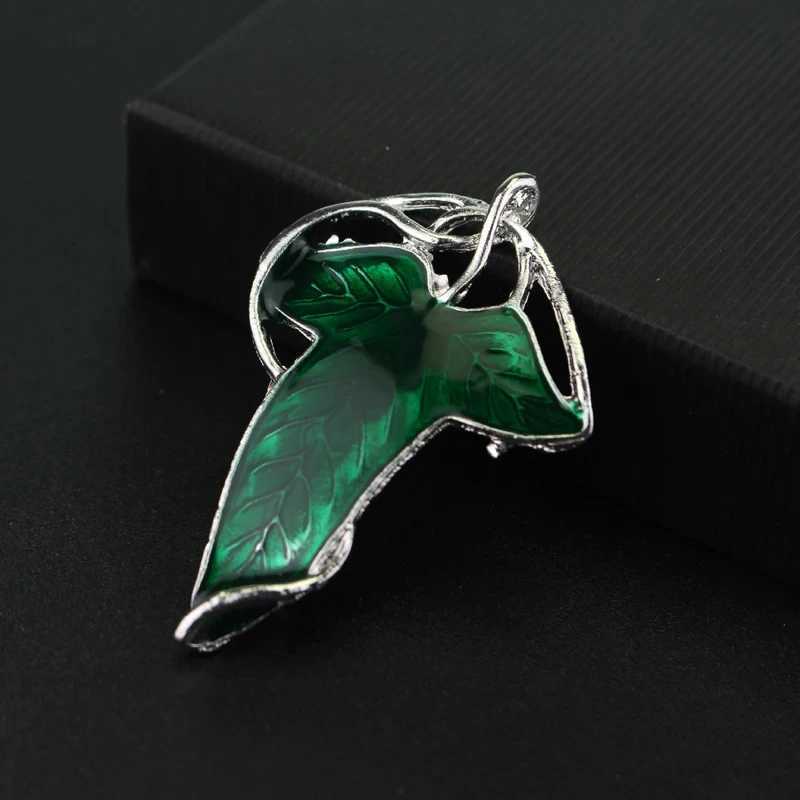 Film And Television Around The Lord Of The Rings Elf King Leaf Shape Alloy Brooch Personalized Creative Corsage PinX240914