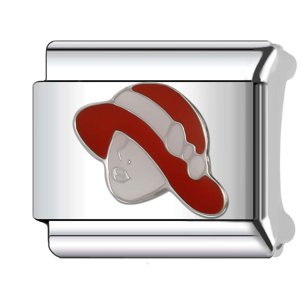 New Women's Gift Girl Bead Italian Charms Links Bangle Beads Fit 9mm Stainless Steel Bracelet Making DIY For Women Fashion Jewelry