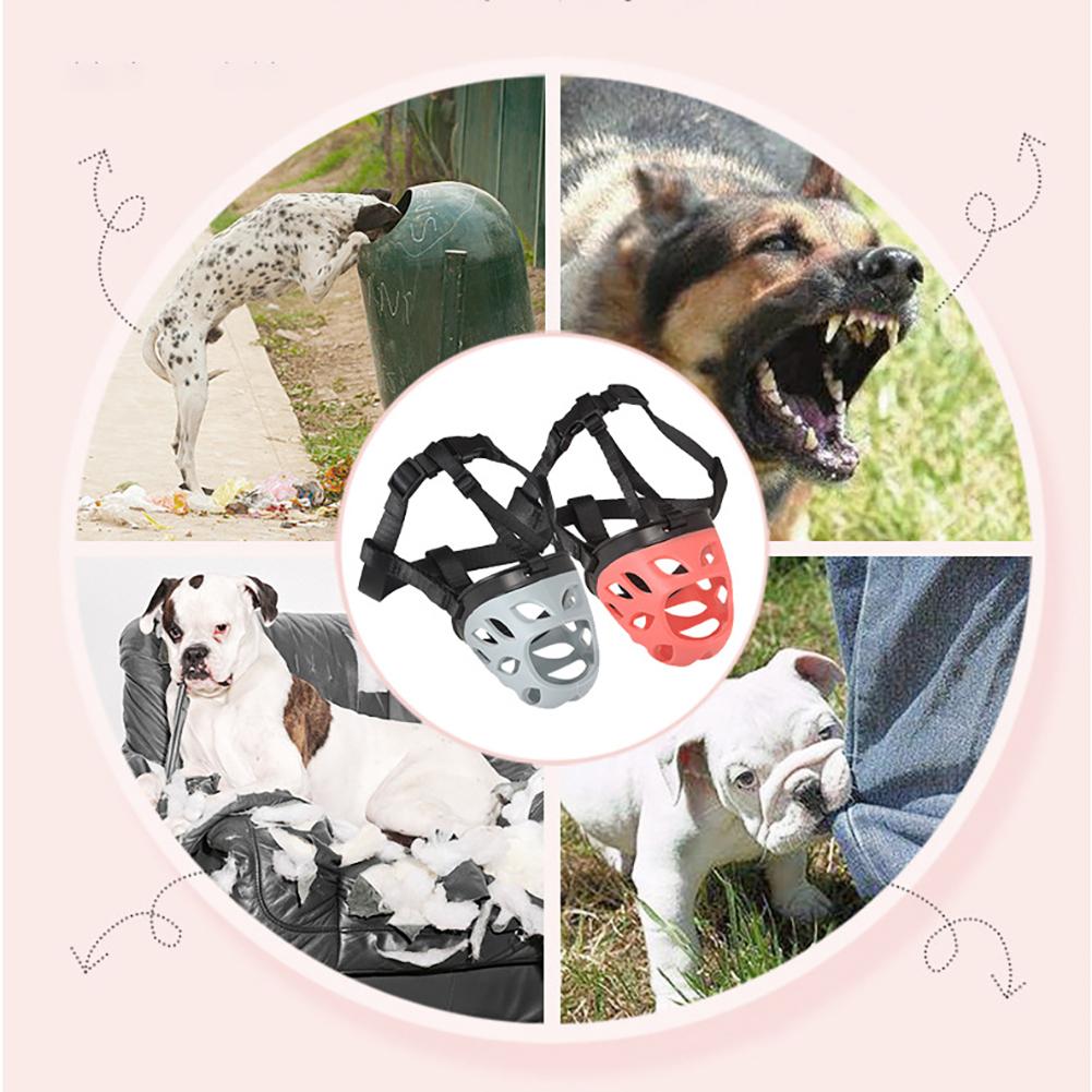 Pet Dog Muzzle Anti-bite Anti-barking Breathable Basket Mouth Mask For Small Medium Large Dogs