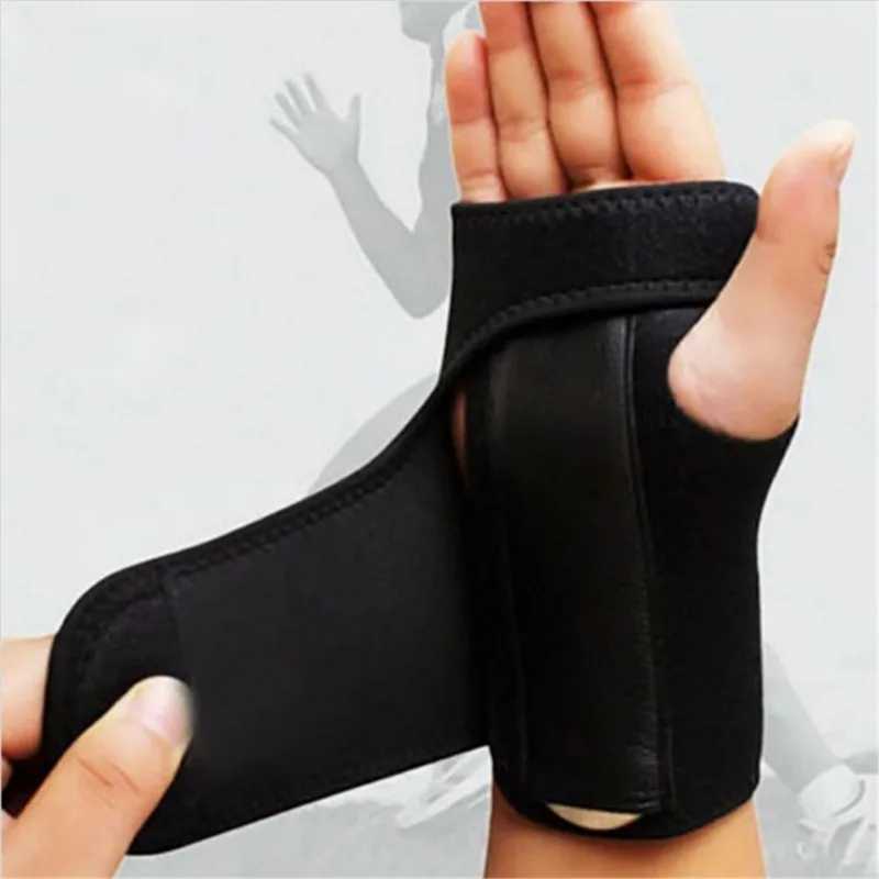 Wrist Support Splint Sprains Arthritis Band Belt Wrist Support Brace Wristband Carpal Tunnel Support Thumb Wrist Pain Hand Bandage Black Glove z240913