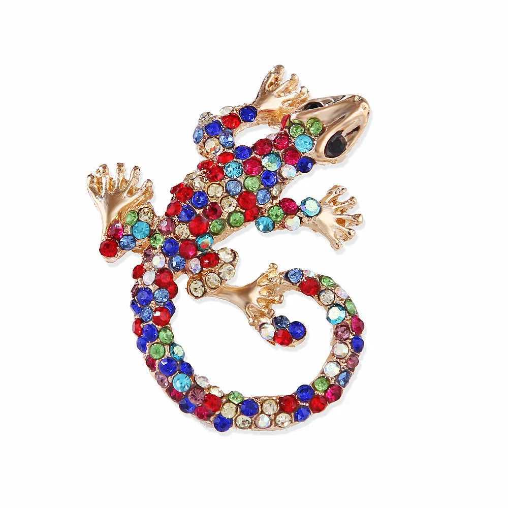Vintage Animal Brooches - Cute Lizard Gecko Spider and Rhinestone Pins for Womens Clothing and AccessoriesX240914