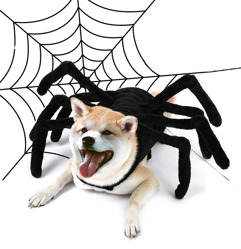for Dog Cat, Pet Costume Halloween Decorations, Decor Party Supply, Spider Cosplay Costumes with Adjustable Velcro Free shipping