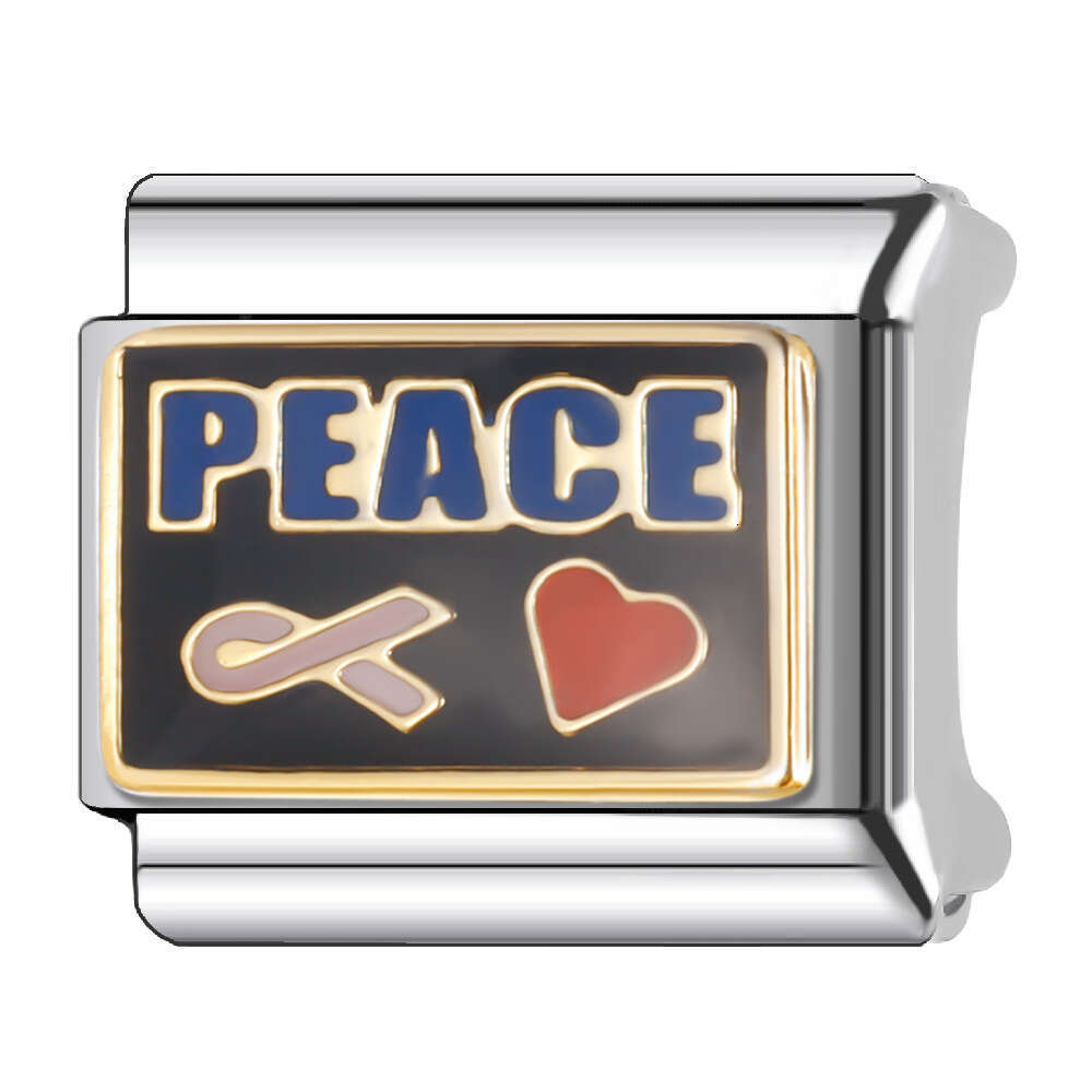 New Women's Gift I love my Dad Bead Italian Charms Links Bangle Beads Fit 9mm Stainless Steel Bracelet Making DIY For Women Fashion Jewelry