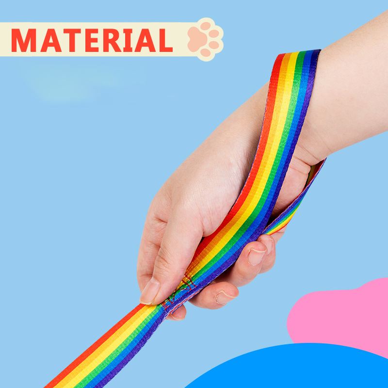 Macaron Color Pet Collar and Leash Set Small and Medium Dogs Adjustable Dog Collar and 150cm Dog Leash Dog Leash for Cats & Dogs